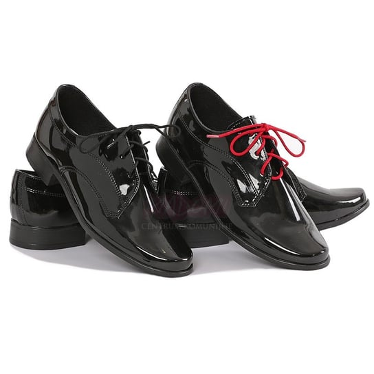 Buty komunijne dla chłopca czarne lakierki komunia Miko model OM18 rozmiar 40 Inna marka