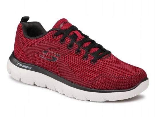 BUTY męskie SKECHERS 232057-RDBK na siłownię 45,5 SKECHERS