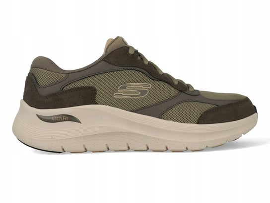 Buty Męskie Skechers Arch Fit 232702-Olv Sportowe Lekkie Khaki 41 SKECHERS