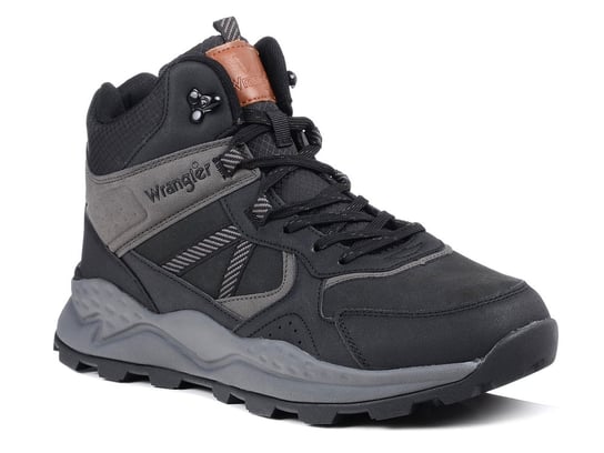 Buty męskie sportowe wysokie Wrangler West Men Mid czarne za kostkę-43 Wrangler