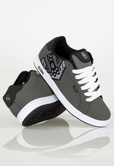 Buty Metal Mulisha - Etnies Fader Dark Grey Black White-40 Etnies