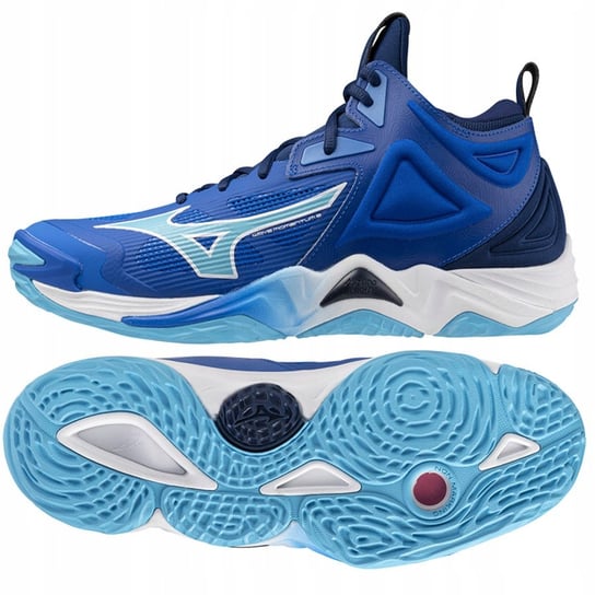 Buty Mizuno WAVE MOMENTUM 3 MID V1GA231701 46 niebieski Mizuno