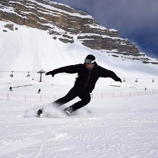 Buty narciarskie mini Krótkie narty - czarne Hedo