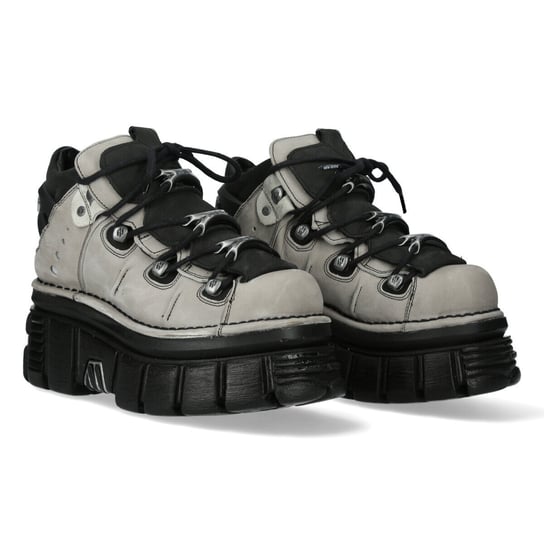 buty NEW ROCK ALASKA PERLA, NOBUCK NEGRO, TOWER NEGRO E14 + LATERAL [M-106-C96]-36 Inna marka