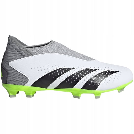 Buty piłkarskie dla dzieci adidas Predator Accuracy.3 Laceless FG biało-sza Adidas