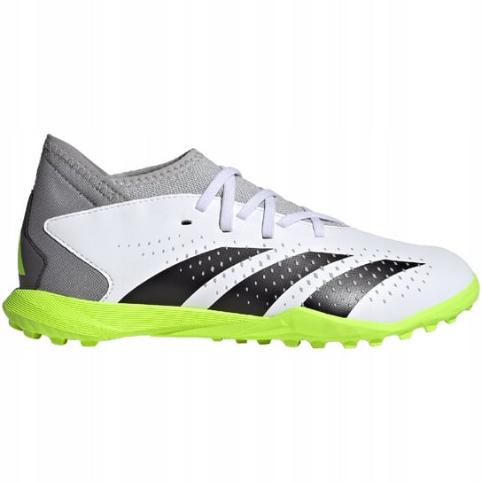 Buty piłkarskie dla dzieci adidas Predator Accuracy.3 TF biało-szare IE9450 Adidas