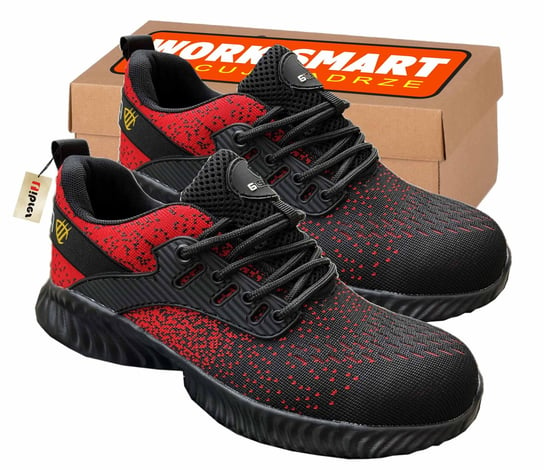 Buty robocze BHP podnosek bardzo lekkie PÓŁBUTY OCHRONNE FLY RED S1 - 37 PROCERA PROCERA