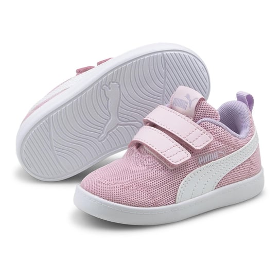 Buty sportowe dziewczęce Puma COURTFLEX V2 MESH V INF różowe 37175908-24 Puma