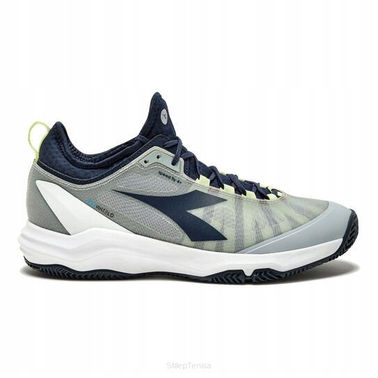 Tênis Diadora Speed Blushield Fly 4 + Clay Branco Marinho | Frete grátis