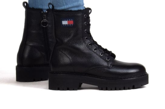 BUTY TOMMY HILFIGER URBAN BOOT TUMBLED LTR WL EN0EN02317 BDS Tommy Hilfiger