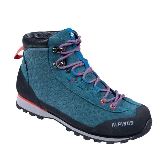 Buty trekkingowe damskie Alpinus Peneda Mid HDTX W niebiesko-fuksjowe wyskie membrana 40 Alpinus