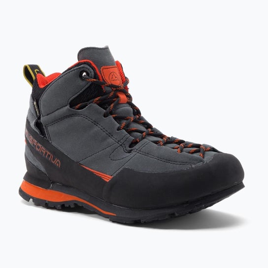 Buty Trekkingowe Męskie La Sportiva Boulder X Mid Szaro-pomarańczowe ...