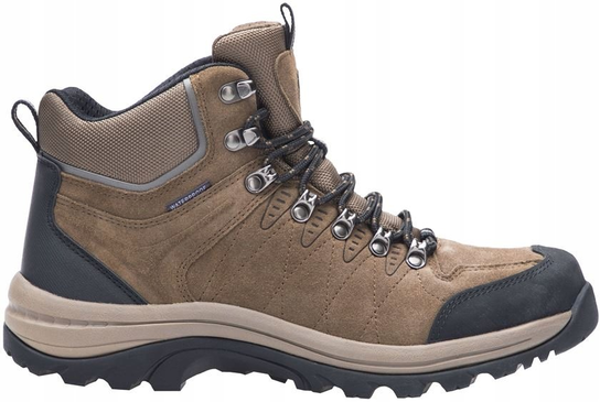 Vico Scarpe da trekking alte da uomo nere e marroni marrone