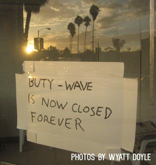 Buty-Wave Is Now Closed Forever Null