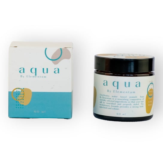 By Elementum Aqua - wodna pomada do włosów, mocny chwyt i satynowe wykończenie 60ml By Elementum Aqua
