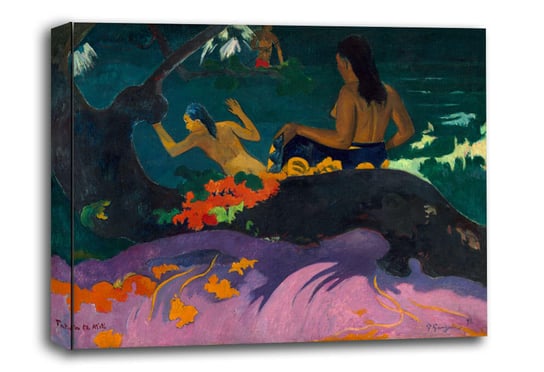 By the Sea, Paul Gauguin - obraz na płótnie 120x90 cm Galeria Plakatu