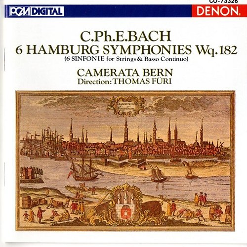 C.P.E. Bach: 6 Hamburg Symphonies, Wq. 182 Camerata Bern, Thomas Füri