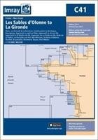 C41 SABLES D'OLONNE TO LA GIRONDE Imray Charts Folded