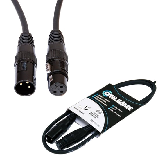 CABLE4ME kabel DMX 3Pin 1m przewód do świateł Zamiennik/inny