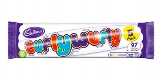 Cadbury Curly Wurly batony z karmelem w mlecznej czekoladzie 5x21,5 g Cadbury