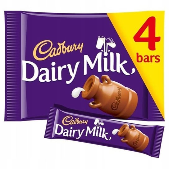 Cadbury, Dairy Milk, Batony, 4x 33,5g, multipack Cadbury