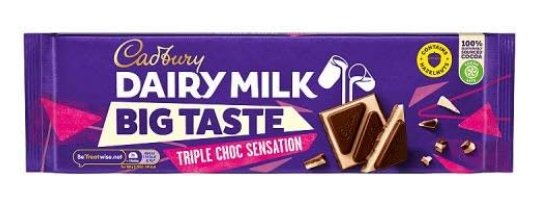 Cadbury-Dairy Milk Big Taste triple Choc Sensation 300g Inna marka