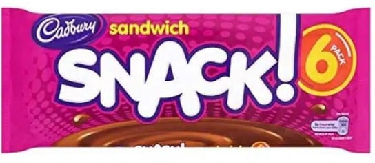 Cadbury Snack Sandwich sześciopak 6 x 22g Inna marka
