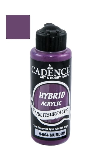 Cadence Farba Akrylowa Hybrydowa, Śliwkowa 120 ml Cadence