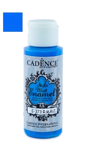 Cadence, Farba matowa do szkła i porcelany 59 ml., królewski niebieski Cadence