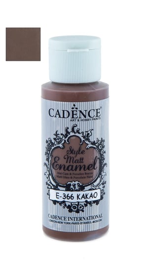 Cadence, Farba matowa do szkła i porcelany, 59ml., kakao Cadence