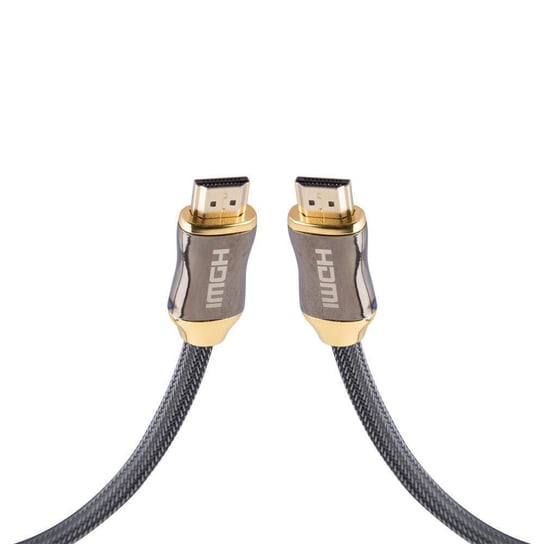 Cadorabo 1.5 m HQ HDMI Cable 2.0 / 1.4a High Speed z Ethernet, ochrona nylonowa, Ultra HD 4K - 3D Ready ARC 1080p / 2160p z pozłacanymi złączami w kolorze czarnym Cadorabo