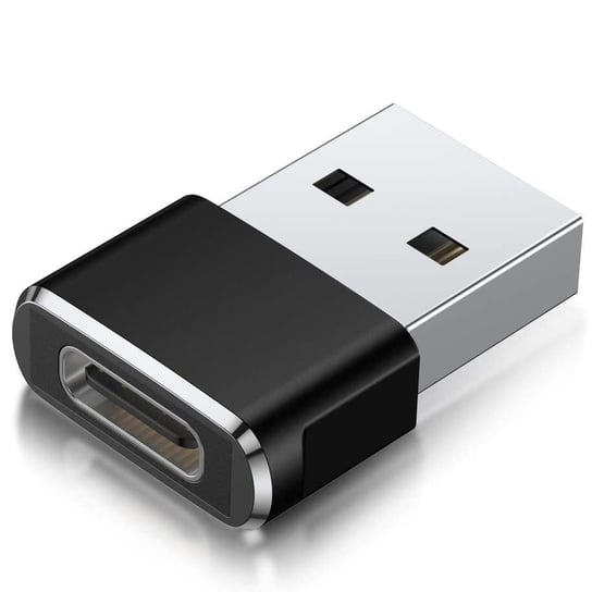 Cadorabo Adapter USB w CZARNY - Converter USB C na USB Cadorabo