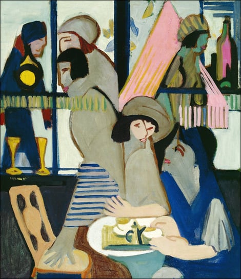 Cafe, Ernst Ludwig Kirchner - plakat 50x70 cm Galeria Plakatu