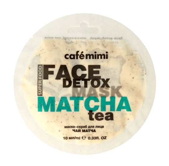 Cafe Mimi, maseczka-scrub Matcha & Aloes, 10 ml Cafe Mimi