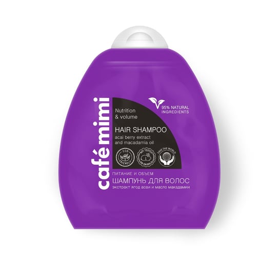 Cafe Mimi, szampon do włosów Nutrition & Volume, 250 ml Cafe Mimi