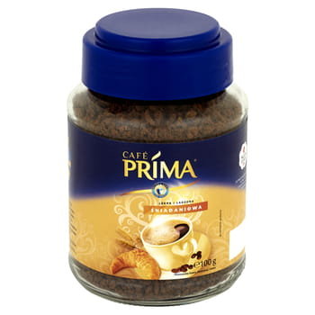 Café Prima Śniadaniowa Rozpuszczalna mieszanka kawy zbożowej i kawy 100 g Prima