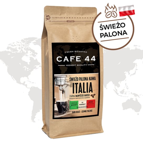 Cafe44, kawa ziarnista Italia, 1 kg AGRO MMK