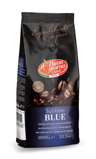 Caffe Buon Giorno Sublime BLU 1kg Włoska Kawa Ziarnista / Caffe BuonGiorno Inna marka
