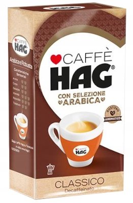 Caffe HAG Classico bezkofeinowa mielona kawa 250g Inna producent