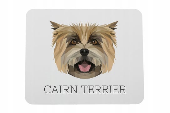 Cairn Terrier geometryczny Podkładka pod mysz Inny producent