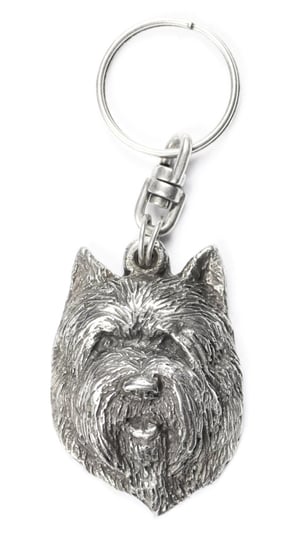 Cairn Terrier II - posrebrzany brelok z psem, ozdoba torebki, zawieszka do plecaka marki Art-Dog Art-Dog