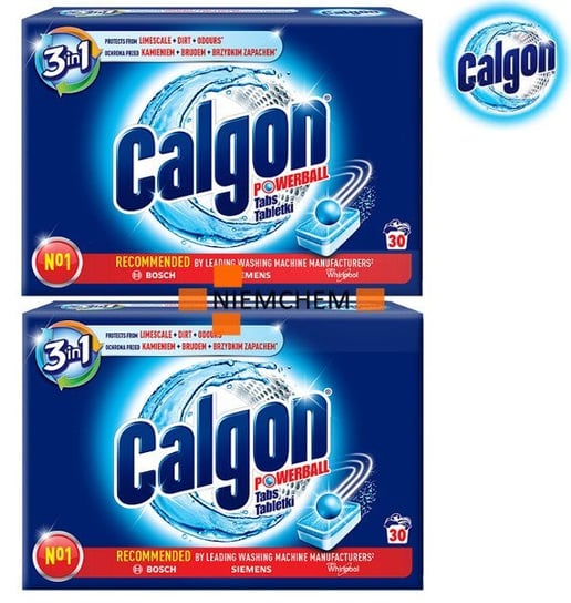 Calgon 3w1 Tabletki Odkamieniacz do Pralki 60szt Calgon
