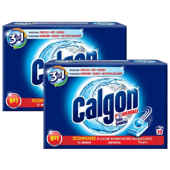 Calgon 3W1 Tabletki Odkamieniacz Pralki 60 Szt Calgon