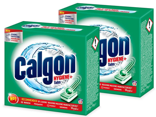 Calgon Hygiene+ Odkamieniacz Tabletki Do Pralki 2 X 15 Sztuk Calgon