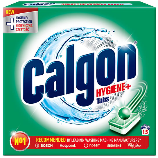 Calgon Hygiene+ Plus Tabletki Odkamieniacz do Pralki 15szt Calgon