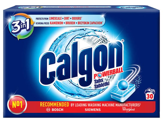 Calgon Powerball 3 w 1 odkamieniacz w tabletkach 30 szt. Calgon
