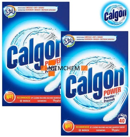 Calgon Proszek 3w1 Odkamieniacz do Pralki 80pr 2x1kg Calgon