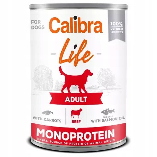 Calibra Life Adult Monoprotein Beef Carrots 400 G Calibra