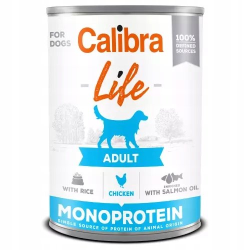 Calibra Life Adult Monoprotein Chicken Rice 400 G Calibra