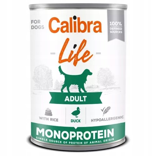 Calibra Life Adult Monoprotein Duck Rice 400 G Calibra